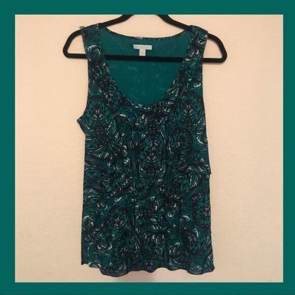 NWOT. New York & Company Ruffled Blouse - Picture 1 of 6